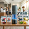 H2yunshen Brand X5 Athletes Best Hydrogen Water bottle benefits reviews, Tywon Hubbard Endorse, IHSA Compliance Certificate, PFAS free, shipping free